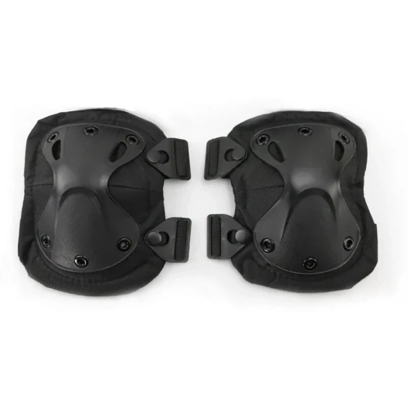 2pcs Outdoor Tactical Knee Elbow Pads Gear for Cycling Mountaineering Hiking - Protective Sports Gear