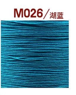 0.55 Leather Sewing Waxed round Thread flax linen Stitching Cord Craft Work Cord DIY Leathercraft Tool 140m Luxury hand bag make