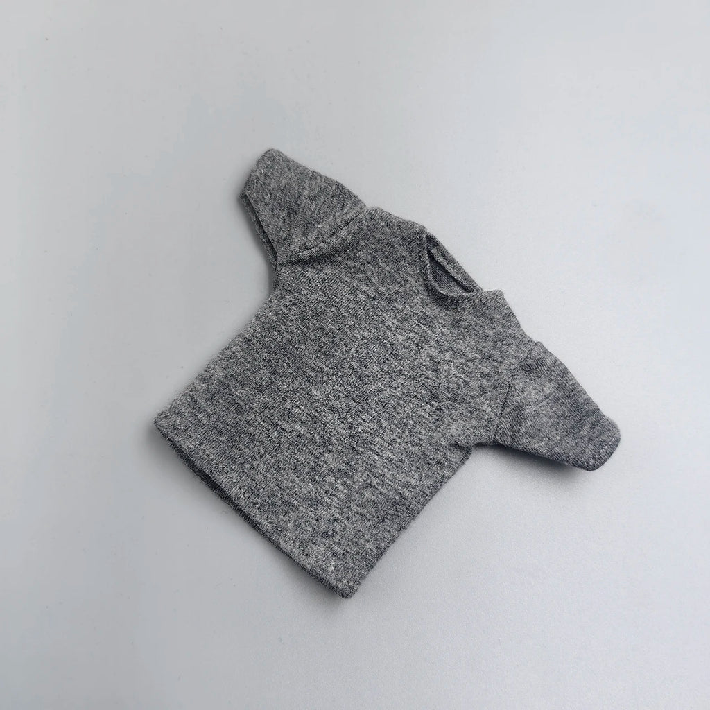 1/6 Scale Male Female Black  T Shirt Model for 12'' 30cm Action Figures Body DIY Accessories