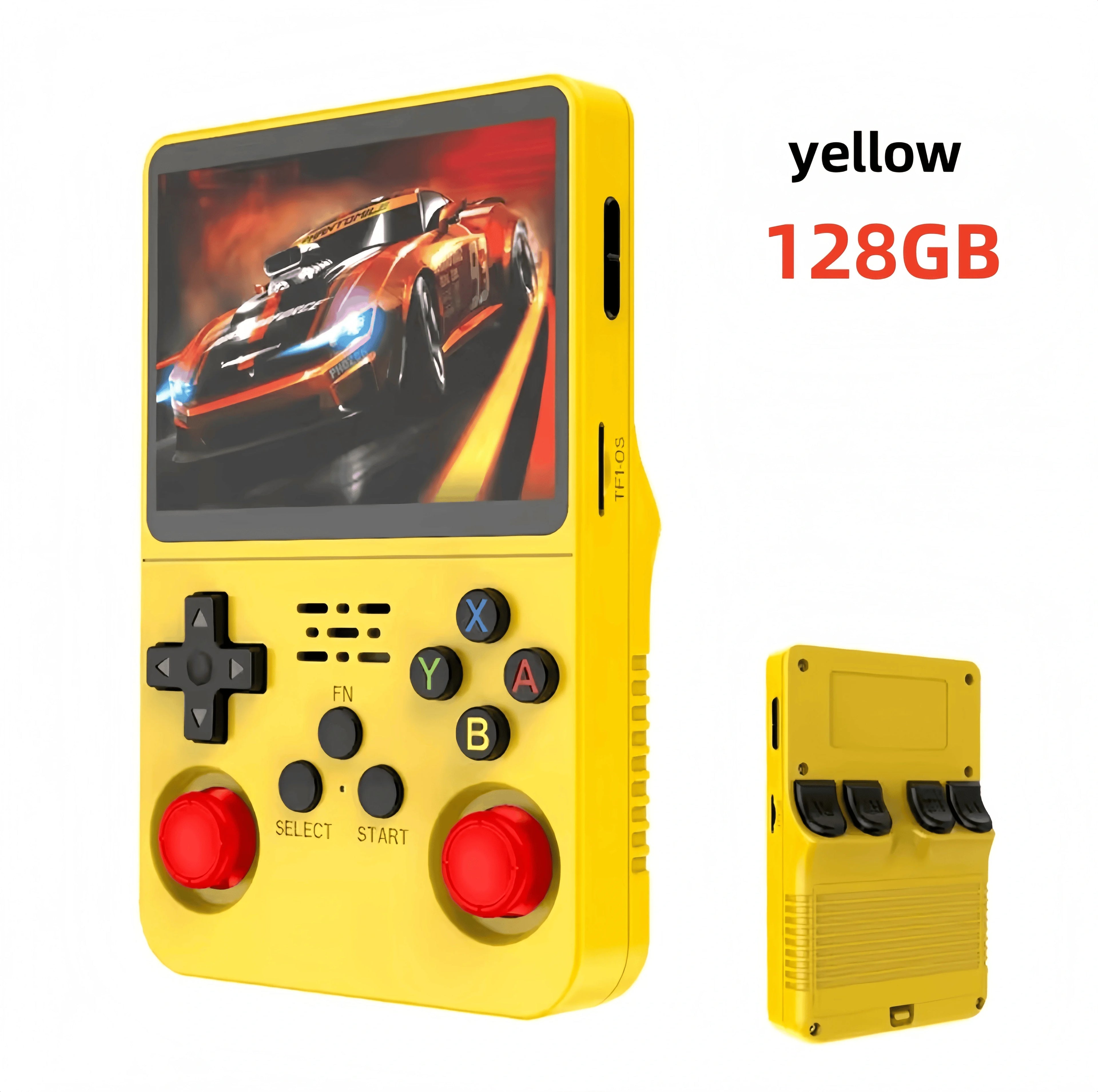 R36S Retro R36 Ultra Handheld Video Game Console IPS Screen 128GB Games Portable Pocket Player Linux System R36XX PRO