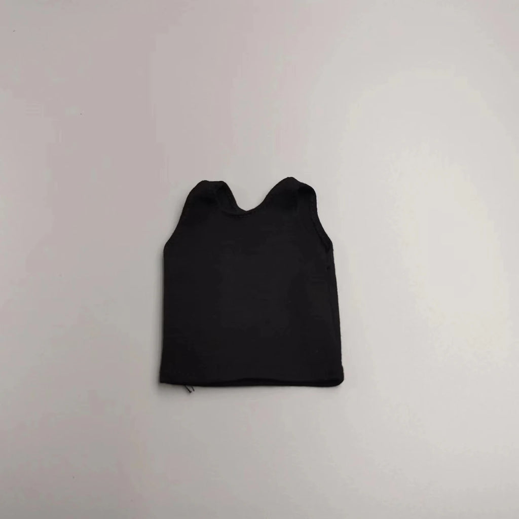 1/6 Scale Male Female Black  T Shirt Model for 12'' 30cm Action Figures Body DIY Accessories