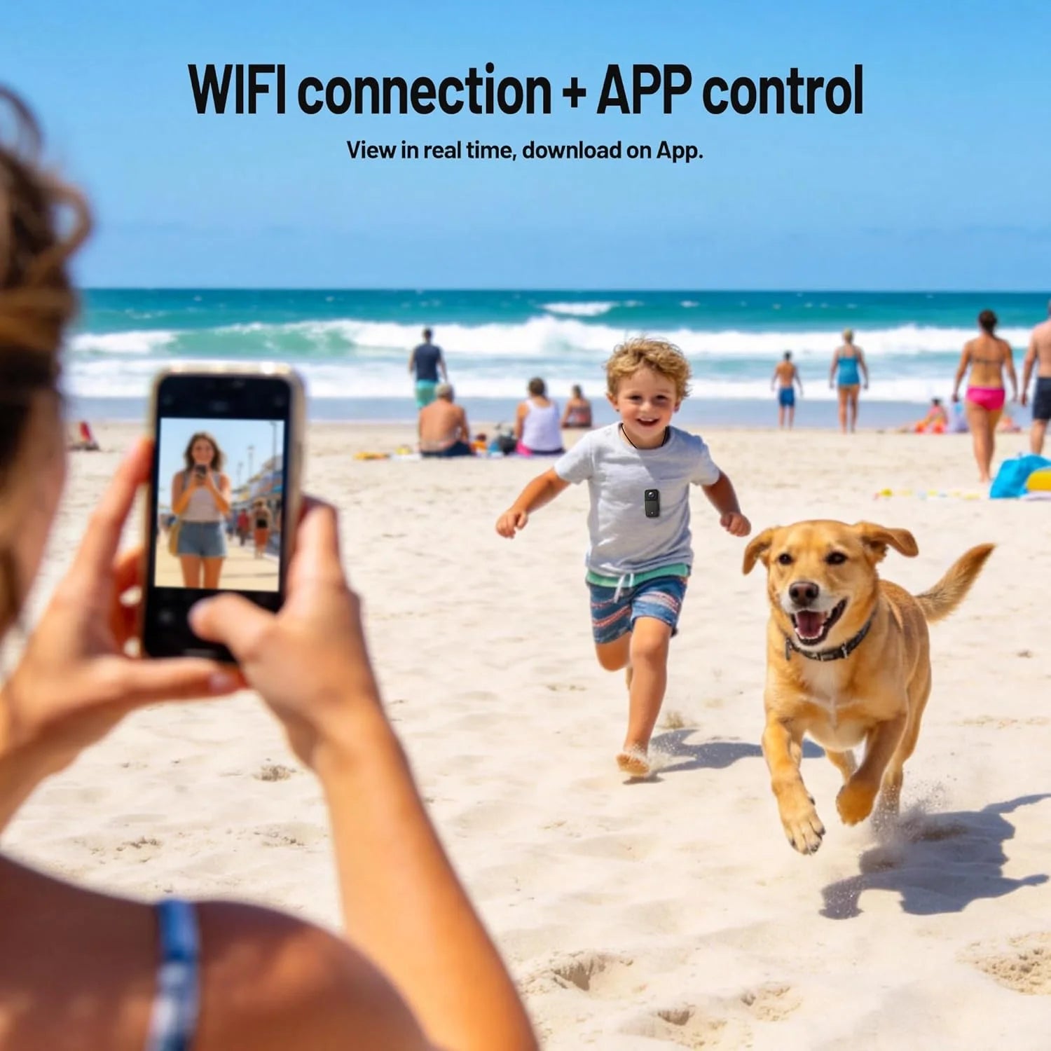 M21 4K MINI Camera WiFi Thumb Action Cameras, Body Cameras with Audio and Video Recording, Waterproof Magnetic Wearable Portable