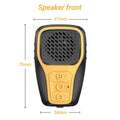 Wearable Mini Clip-on Bluetooth Speaker - Hands-Free Calls, Noise Cancelling Mic, IP67 Waterproof, Gym Ready