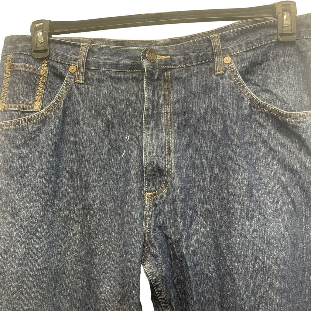 Vintage Y2K Bad Boy Mens Size 38 100% Cotton Wide Leg Denim Blue Jeans