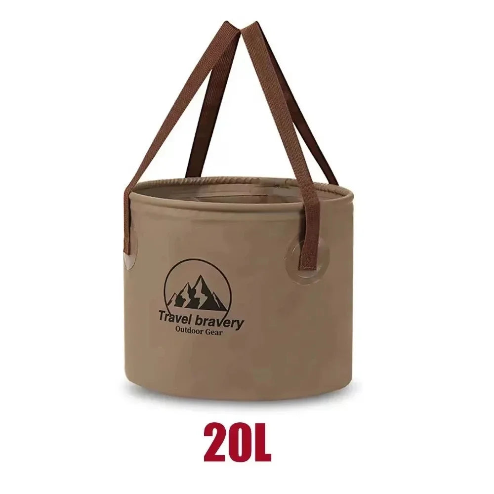 Car Folding Bucket Waterproof Foldable Sink Travel Foldable Basin Camping Hiking Fishing Storage Bucket Fishing gear supplies