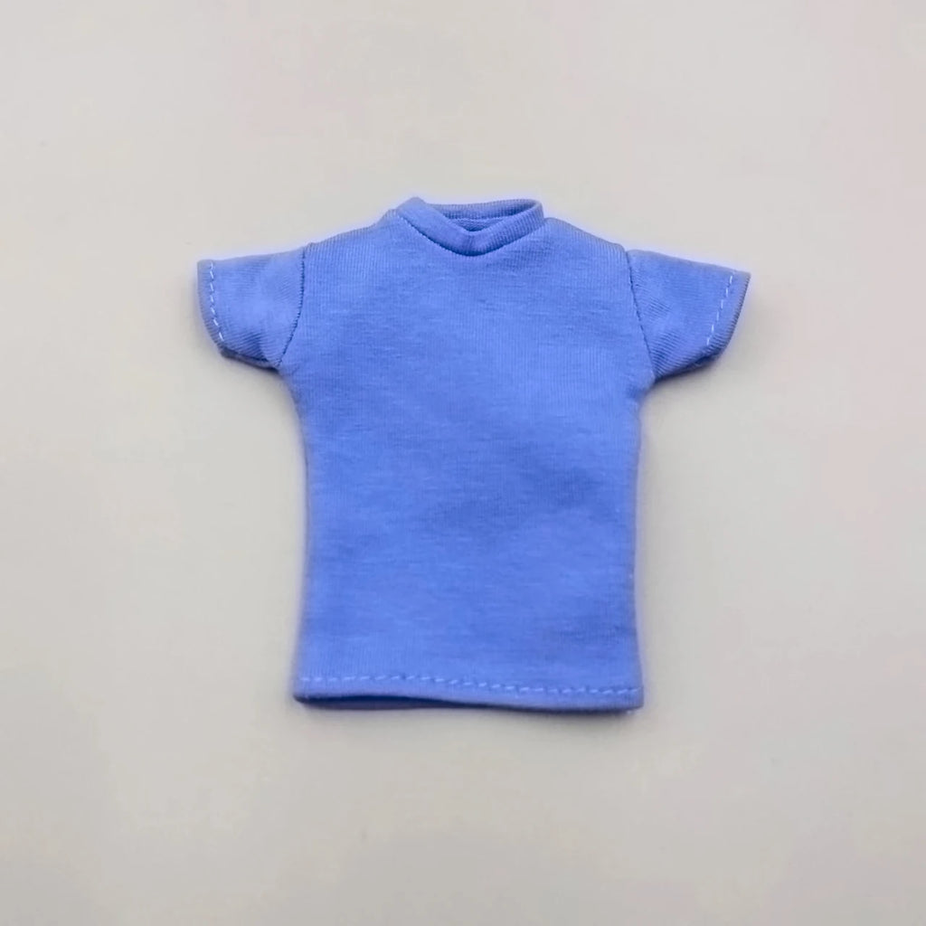 1/6 Scale Male Female Black  T Shirt Model for 12'' 30cm Action Figures Body DIY Accessories