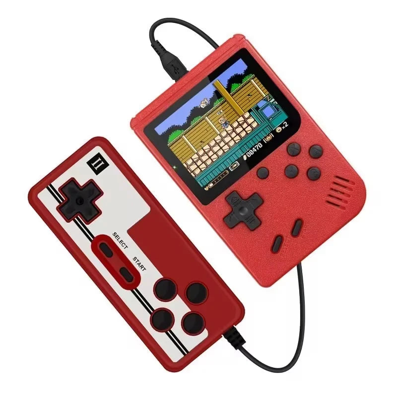 Retro Handheld Games Console Built-in 500 Video Games Portable Gaming Player with 3.0 Inch IPS Screen and Rechargeable Battery
