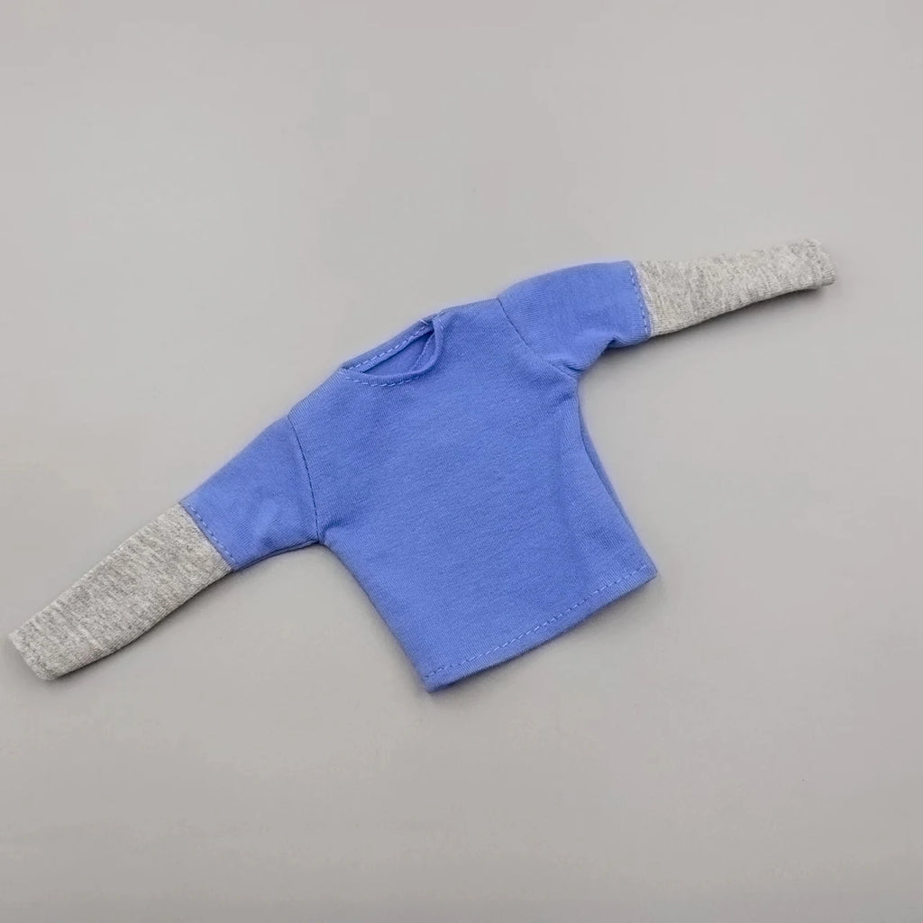 1/6 Scale Male Female Black  T Shirt Model for 12'' 30cm Action Figures Body DIY Accessories