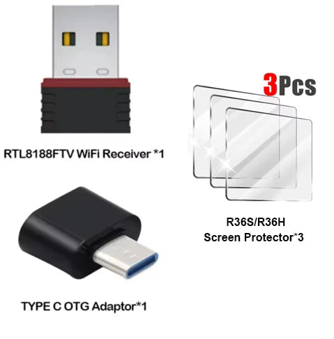 R36S (WiFi) RTL8188FTV USB Dongles and TYPE C OTG adaptor for R36S R36H R36 R36PLUS Retro Gaming console Handheld Accessories