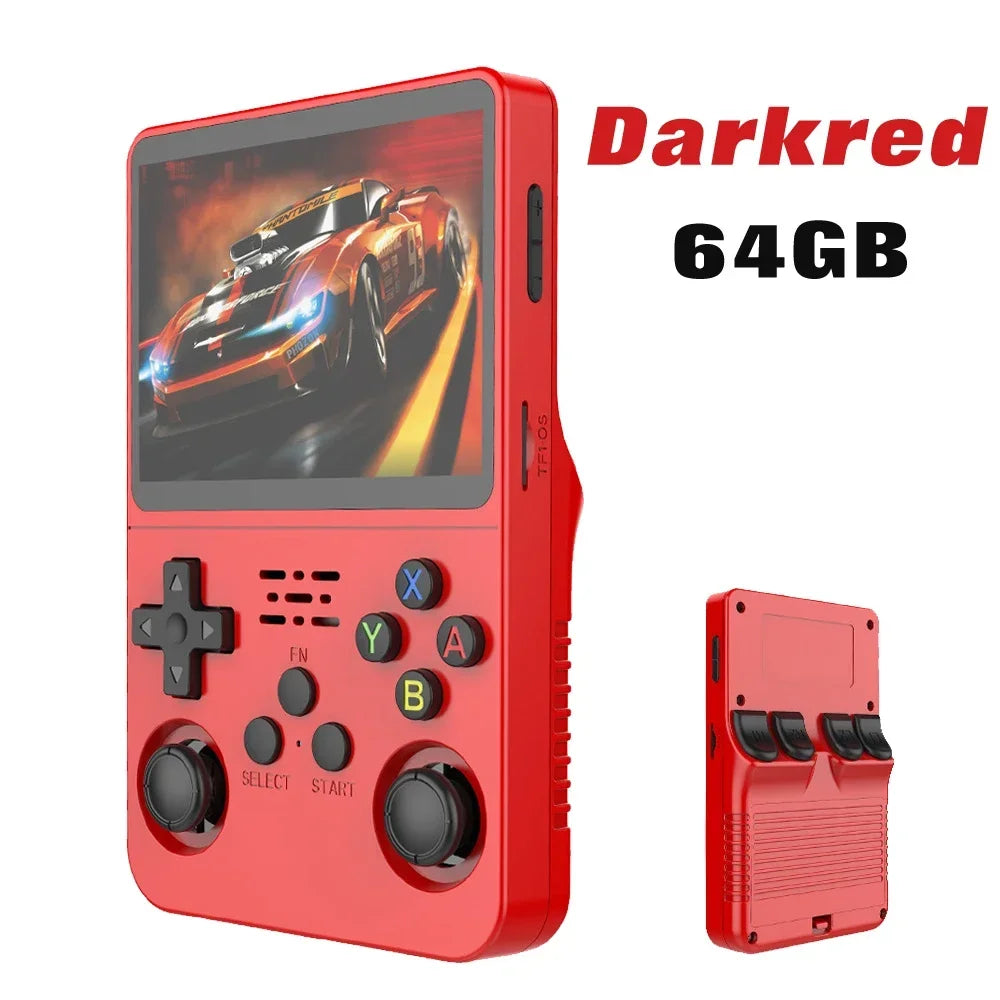 Original R36S Portable Handheld Game Controller with 3.5" HD Screen, Rechargeable Battery - Perfect Christmas Gift for Gamers