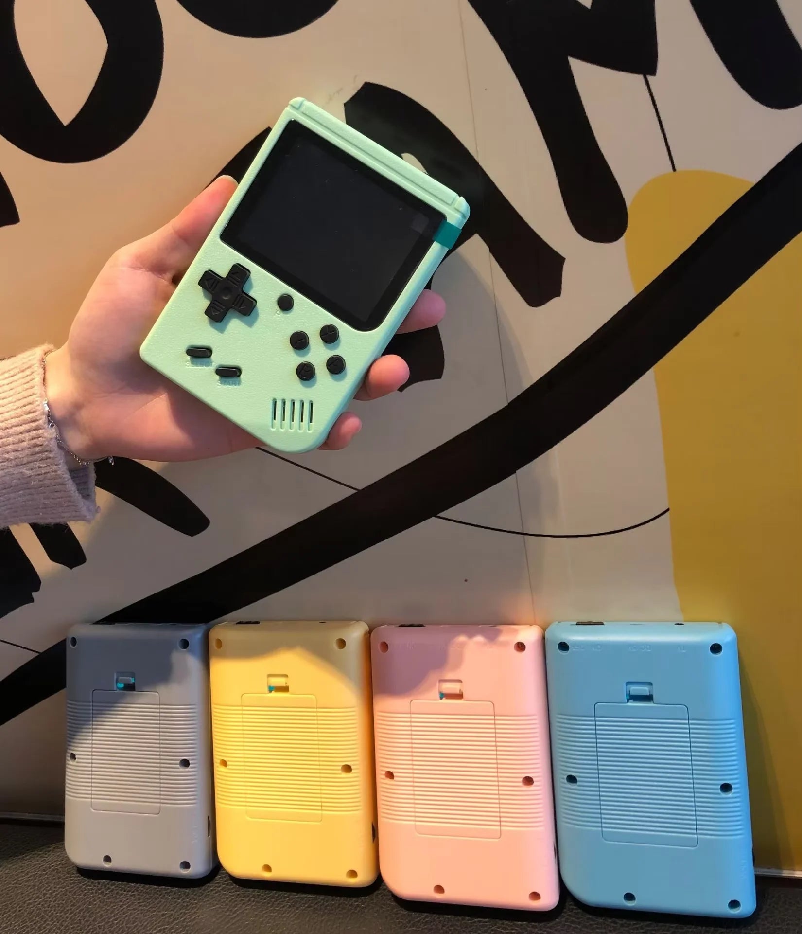 Retro Handheld Games Console Built-in 500 Video Games Portable Gaming Player with 3.0 Inch IPS Screen and Rechargeable Battery