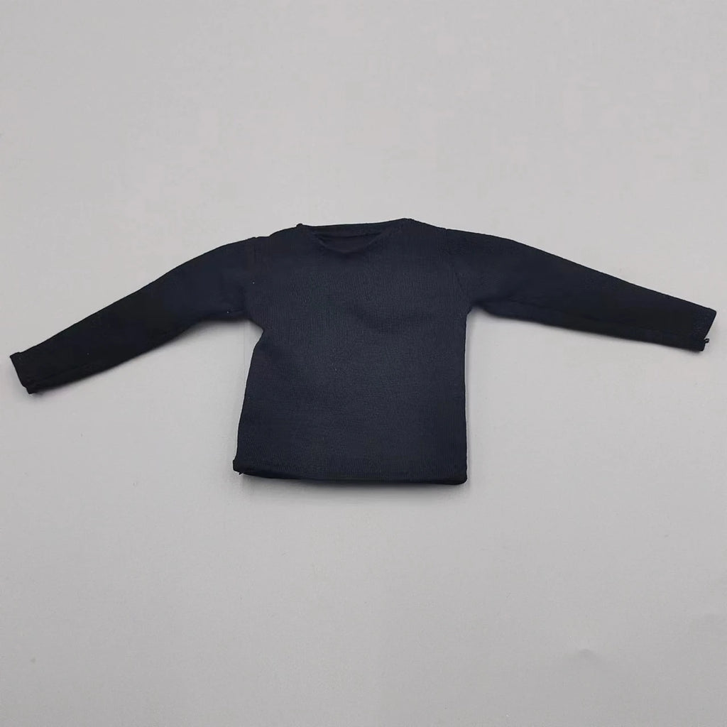 1/6 Scale Male Female Black  T Shirt Model for 12'' 30cm Action Figures Body DIY Accessories