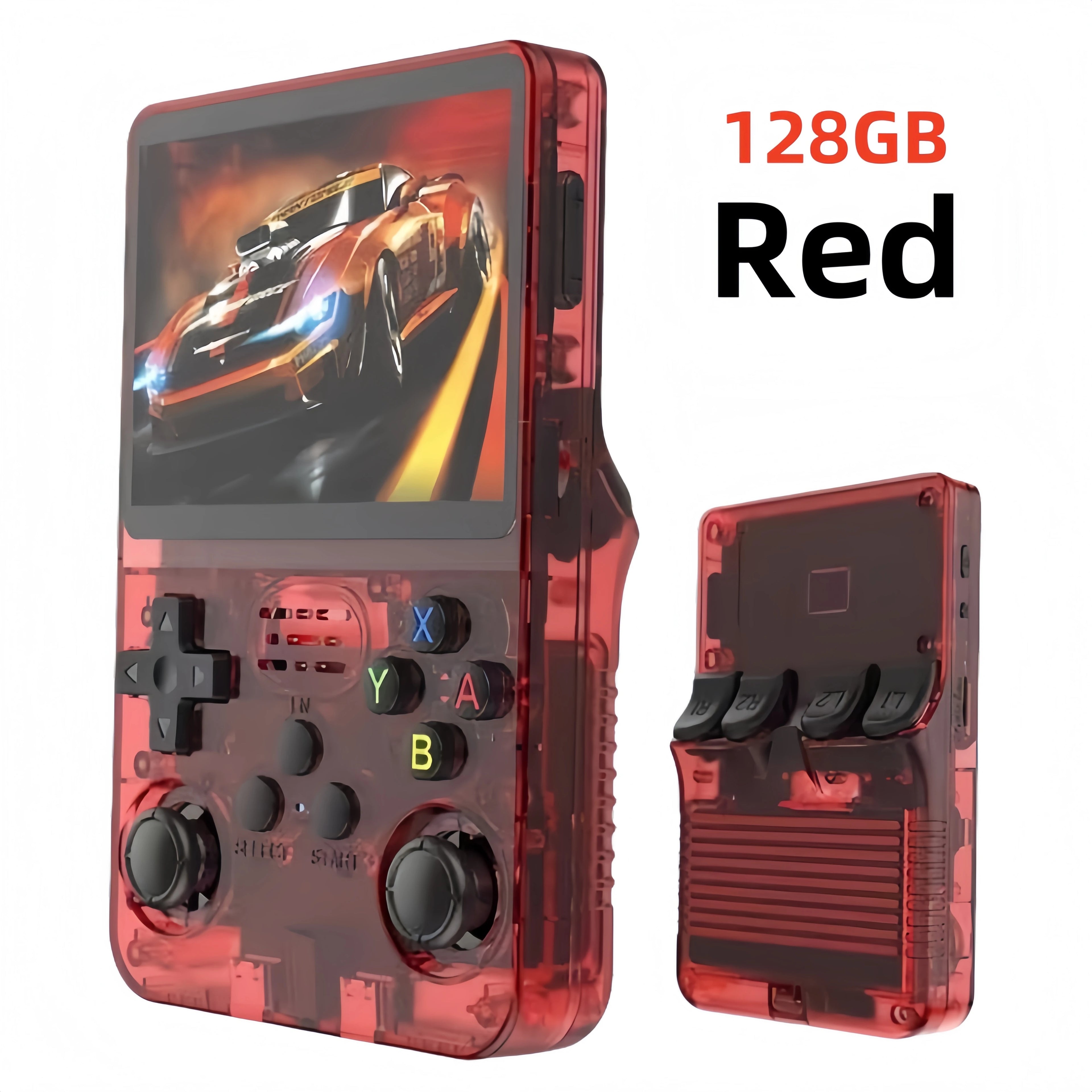 R36S Retro R36 Ultra Handheld Video Game Console IPS Screen 128GB Games Portable Pocket Player Linux System R36XX PRO