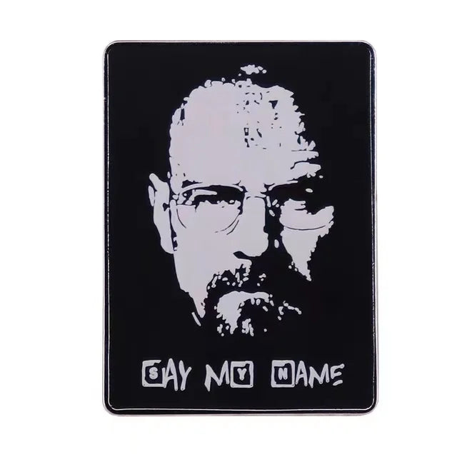 Classic TV Series Breaking Bad Enamel Pin Men's Backpack Pin Metal Badge Brooch Jacket Denim Clothing Accessories Jewelry Gifts