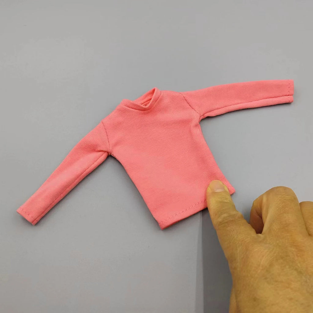 1/6 Scale Male Female Black  T Shirt Model for 12'' 30cm Action Figures Body DIY Accessories