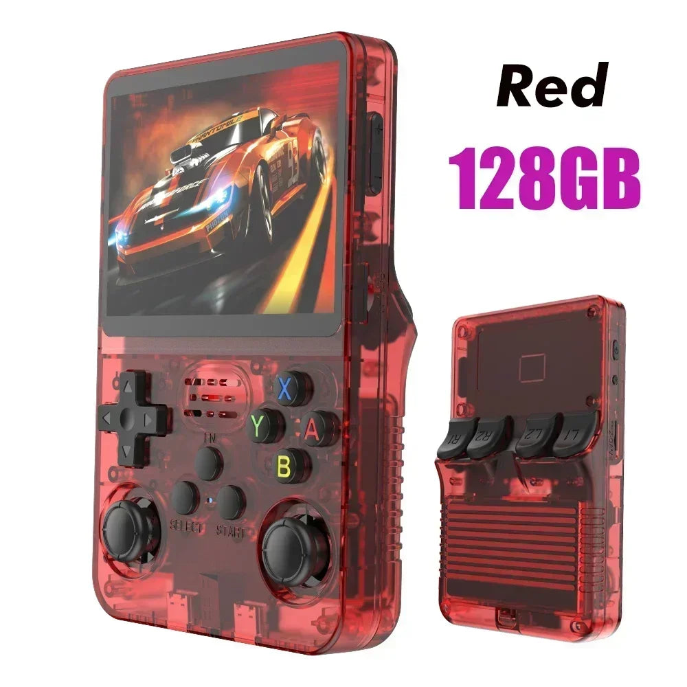 Original R36S Portable Handheld Game Controller with 3.5" HD Screen, Rechargeable Battery - Perfect Christmas Gift for Gamers