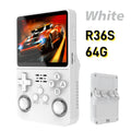 R36S Retro Handheld Video Game Console ARKOS System 3.5 Inch IPS Screen Classic Portable Pocket Video Player 128G Games Boy Gift