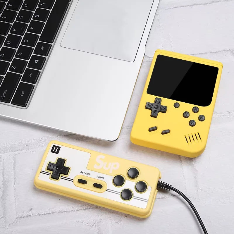 Retro Handheld Games Console Built-in 500 Video Games Portable Gaming Player with 3.0 Inch IPS Screen and Rechargeable Battery