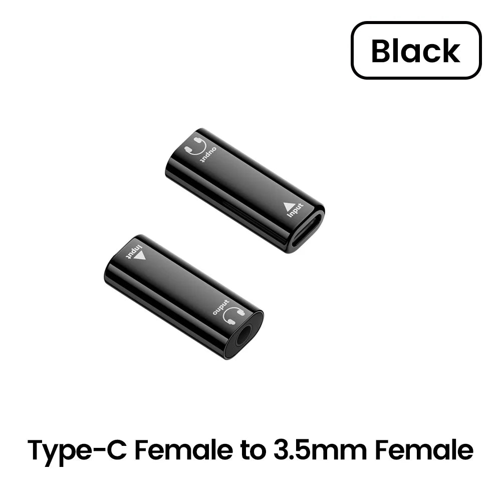 Type C To 3.5MM Jack Headphone Adapter USB C Male To 3.5mm Female AUX Audio Adapter For Type C Wearable Headphone Desktop Audio