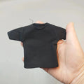 1/6 Scale Male Female Black  T Shirt Model for 12'' 30cm Action Figures Body DIY Accessories