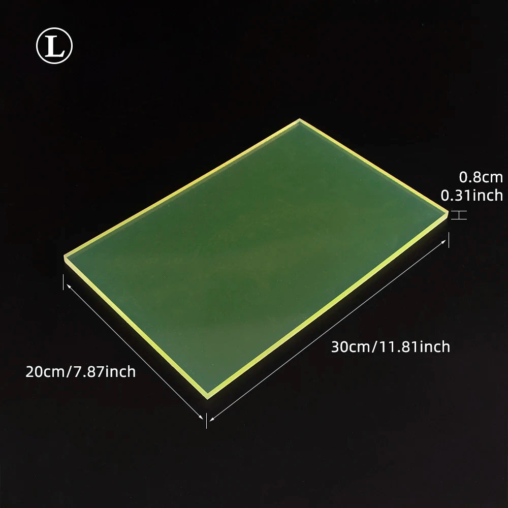 QJH Leather Punch Mat Cutting Board Pounding Pad Stamping Hole Bag Punch Tool Rubber Mute Board for Leather Working DIY Craft