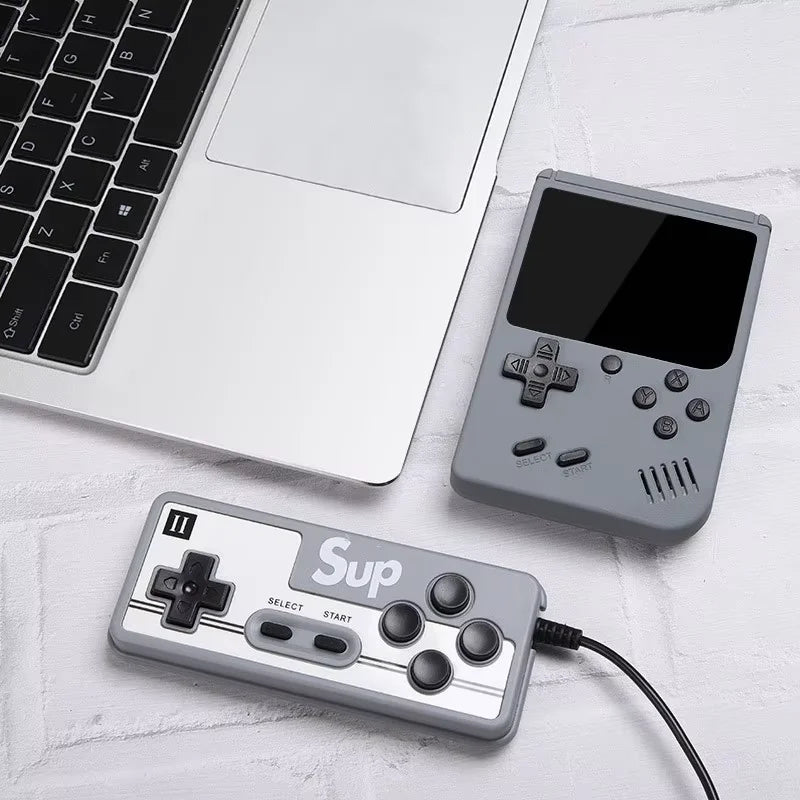Retro Handheld Games Console Built-in 500 Video Games Portable Gaming Player with 3.0 Inch IPS Screen and Rechargeable Battery