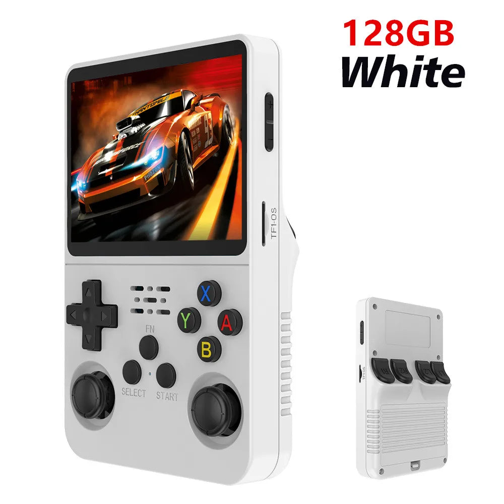 R36S Retro R36 Ultra Handheld Video Game Console IPS Screen 128GB Games Portable Pocket Player Linux System R36XX PRO