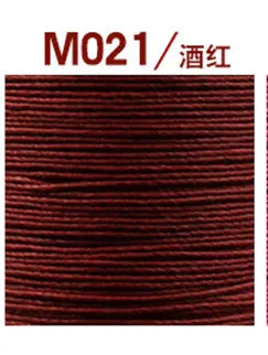 0.55 Leather Sewing Waxed round Thread flax linen Stitching Cord Craft Work Cord DIY Leathercraft Tool 140m Luxury hand bag make