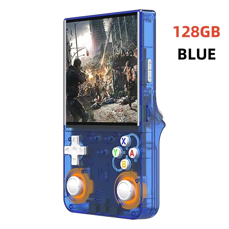 R36S Retro R36 Ultra Handheld Video Game Console IPS Screen 128GB Games Portable Pocket Player Linux System R36XX PRO
