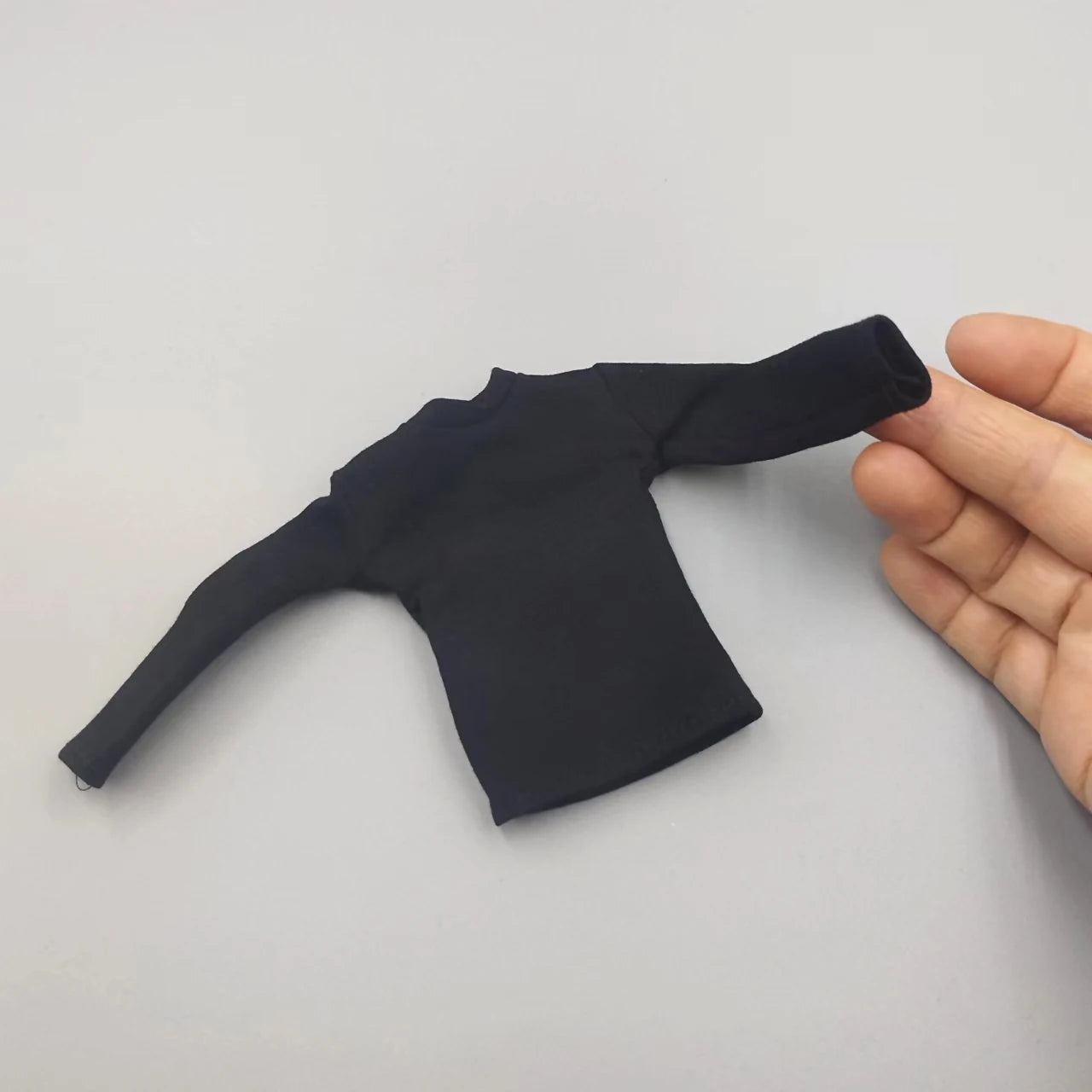 1/6 Scale Male Female Black  T Shirt Model for 12'' 30cm Action Figures Body DIY Accessories