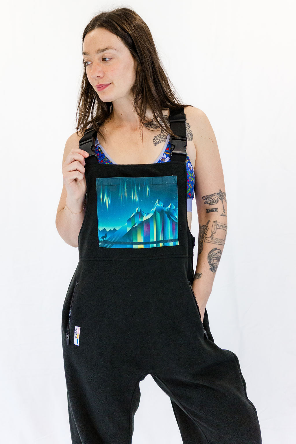 Free Spirit Fleece Overalls