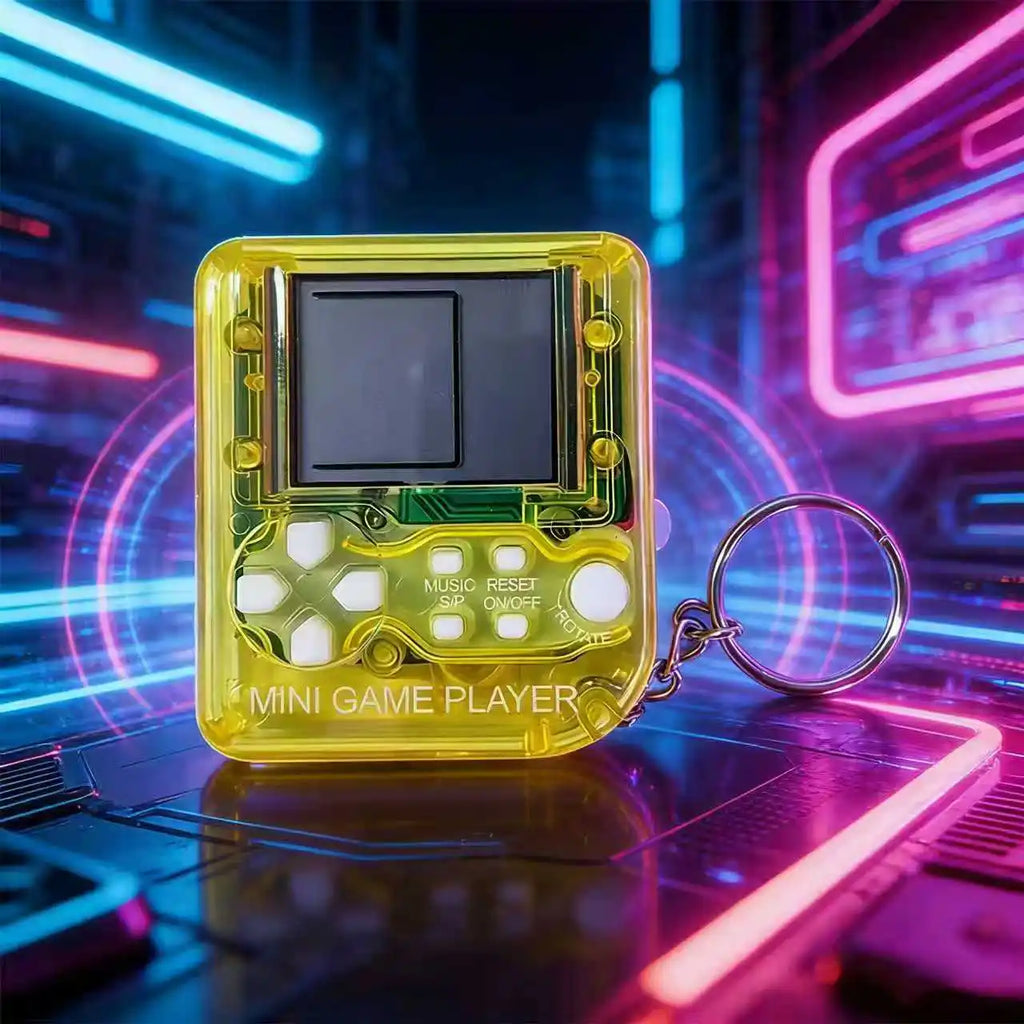 Retro Mini Handheld Game Console Classic Electronic Games Handheld Game Machine Children's Educational Game Console Toy Ide Gift