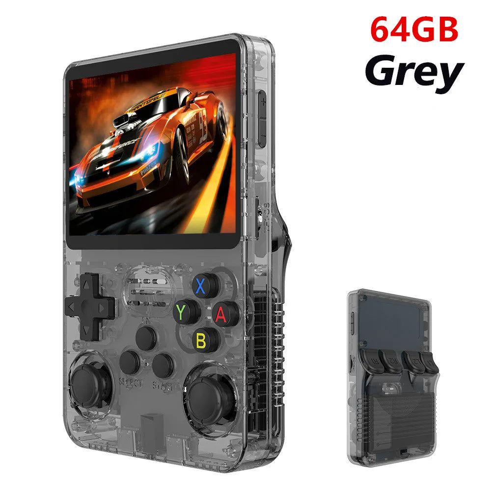 R36S Retro R36 Ultra Handheld Video Game Console IPS Screen 128GB Games Portable Pocket Player Linux System R36XX PRO