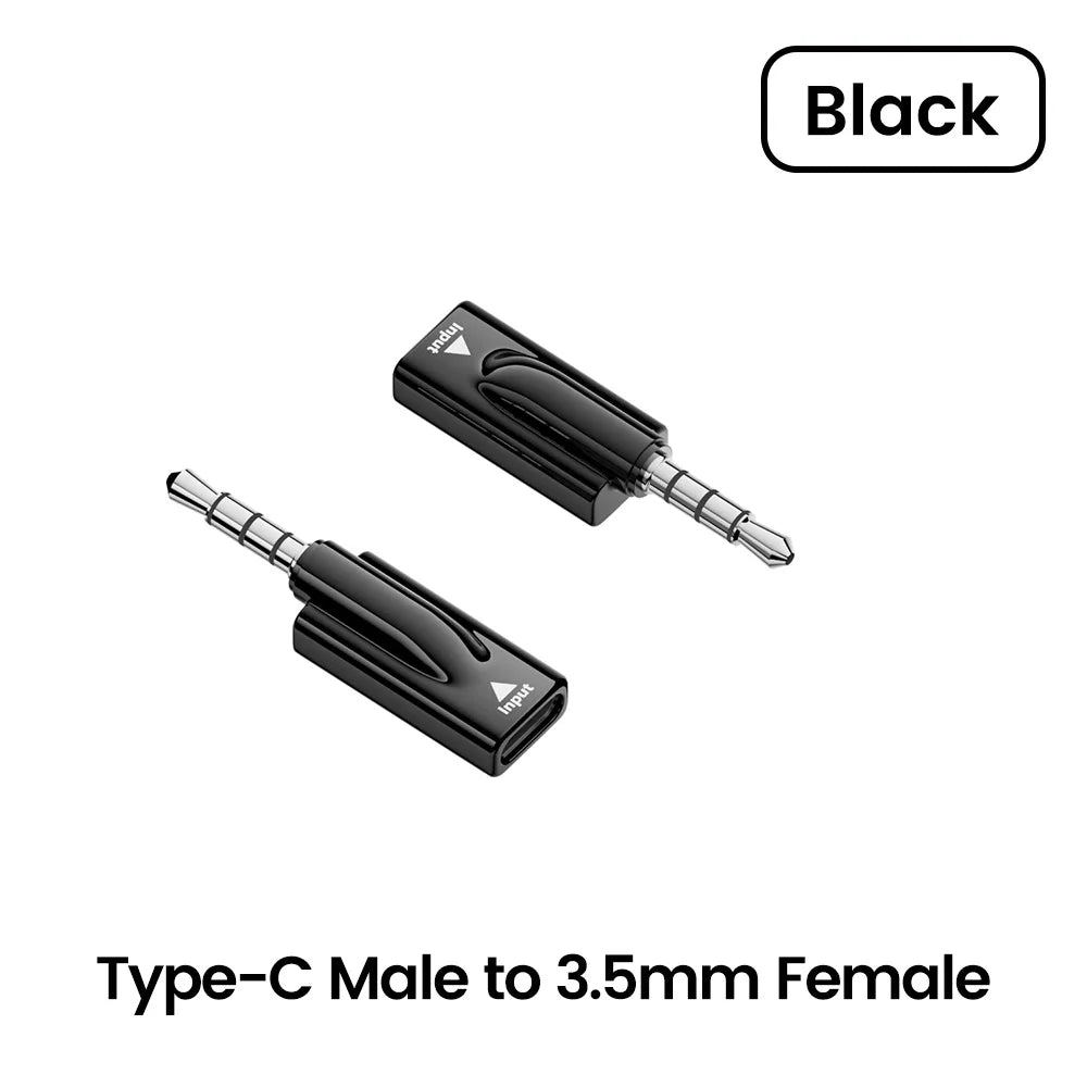 Type C To 3.5MM Jack Headphone Adapter USB C Male To 3.5mm Female AUX Audio Adapter For Type C Wearable Headphone Desktop Audio