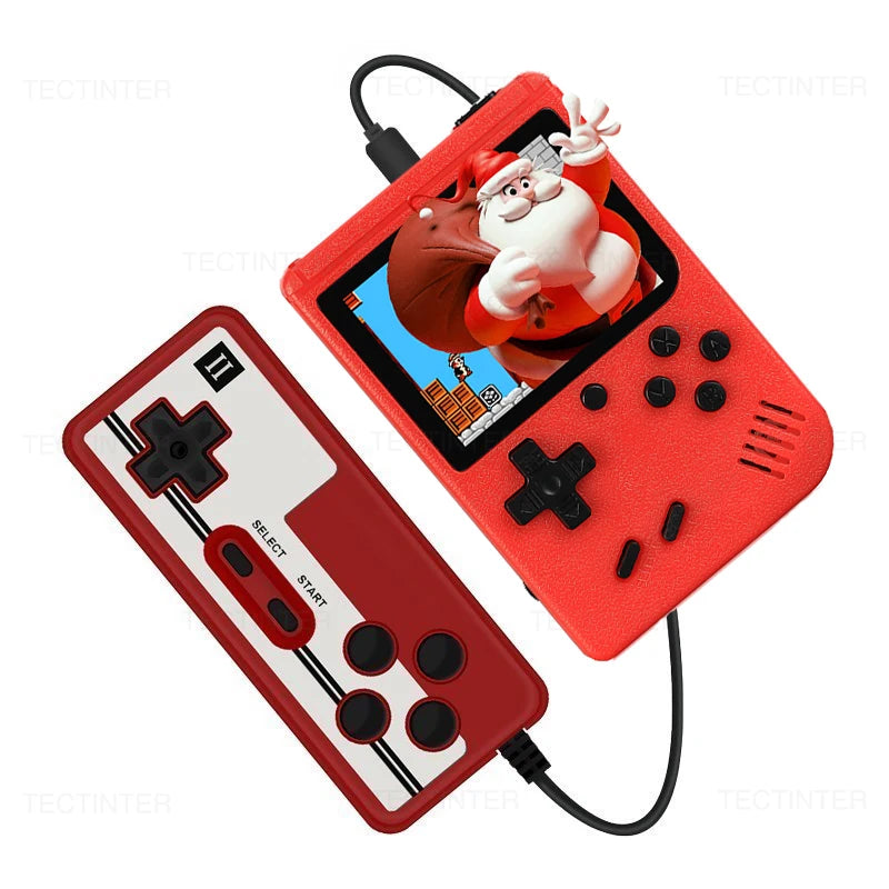 Retro Handheld Games Console Built-in 500 Video Games Portable Gaming Player with 3.0 Inch IPS Screen and Rechargeable Battery