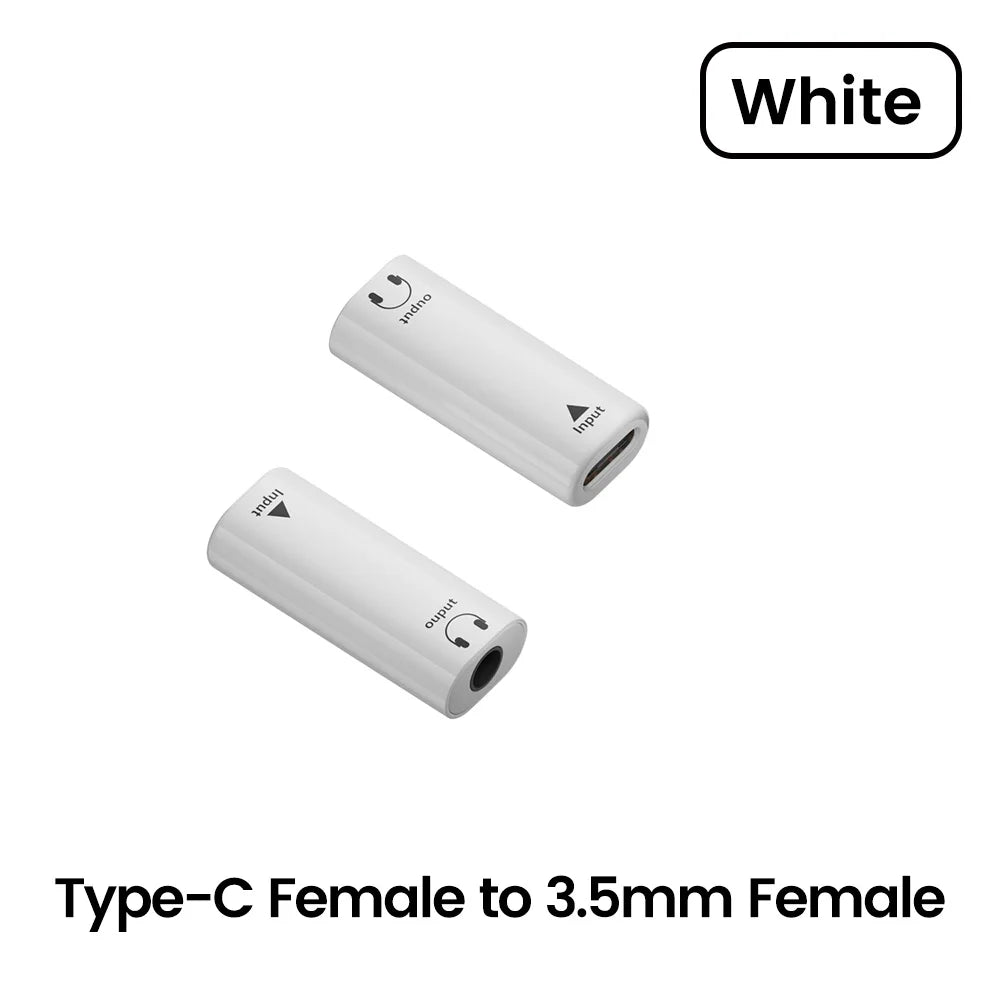 Type C To 3.5MM Jack Headphone Adapter USB C Male To 3.5mm Female AUX Audio Adapter For Type C Wearable Headphone Desktop Audio