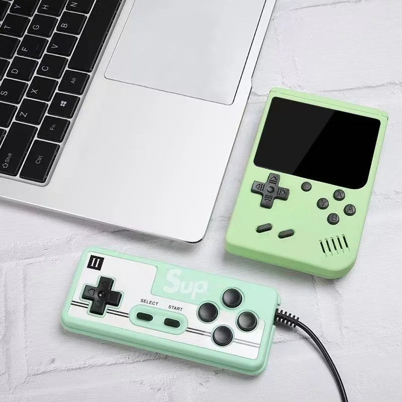 Retro Handheld Games Console Built-in 500 Video Games Portable Gaming Player with 3.0 Inch IPS Screen and Rechargeable Battery