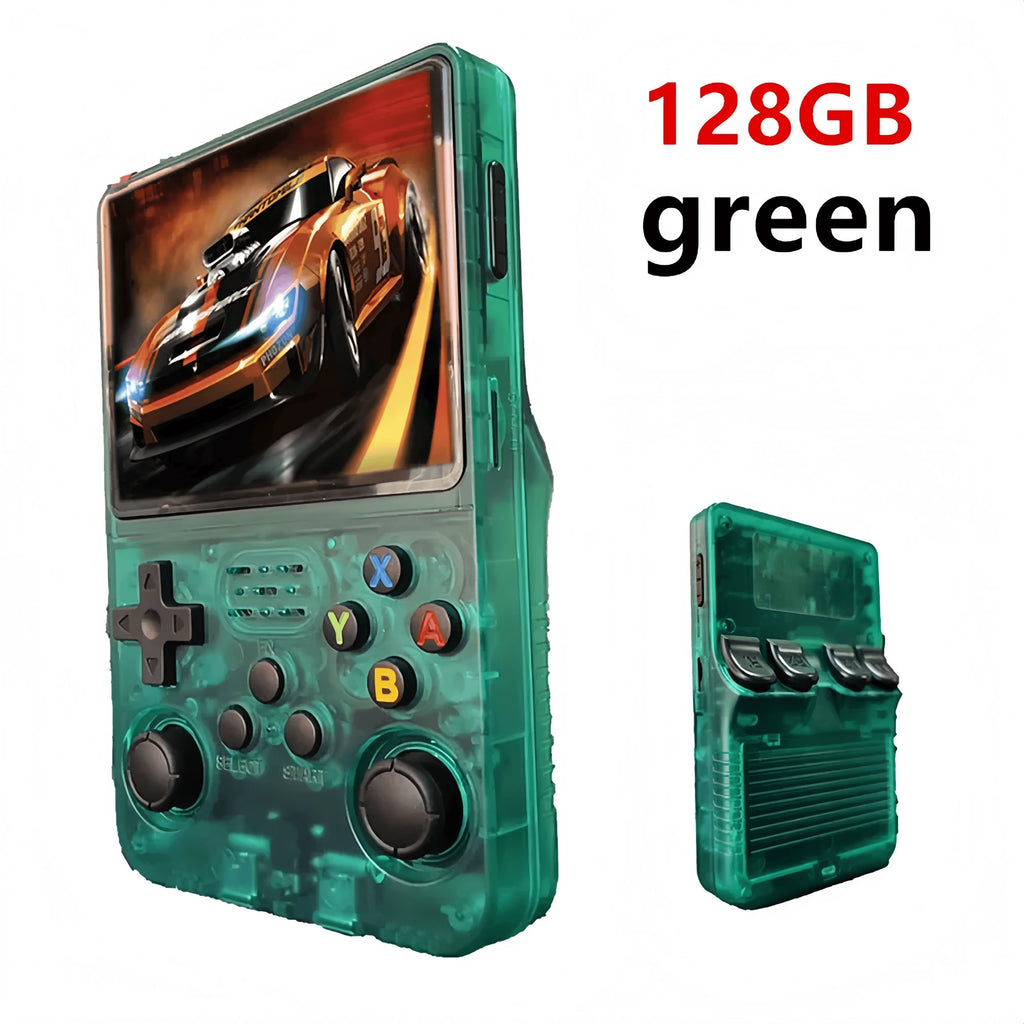 R36S Retro R36 Ultra Handheld Video Game Console IPS Screen 128GB Games Portable Pocket Player Linux System R36XX PRO