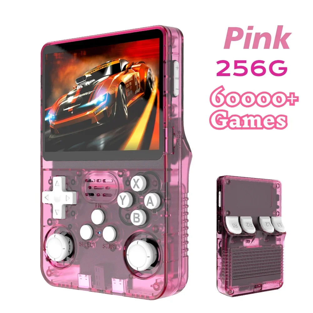 Original R36S Portable Handheld Game Controller with 3.5" HD Screen, Rechargeable Battery - Perfect Christmas Gift for Gamers