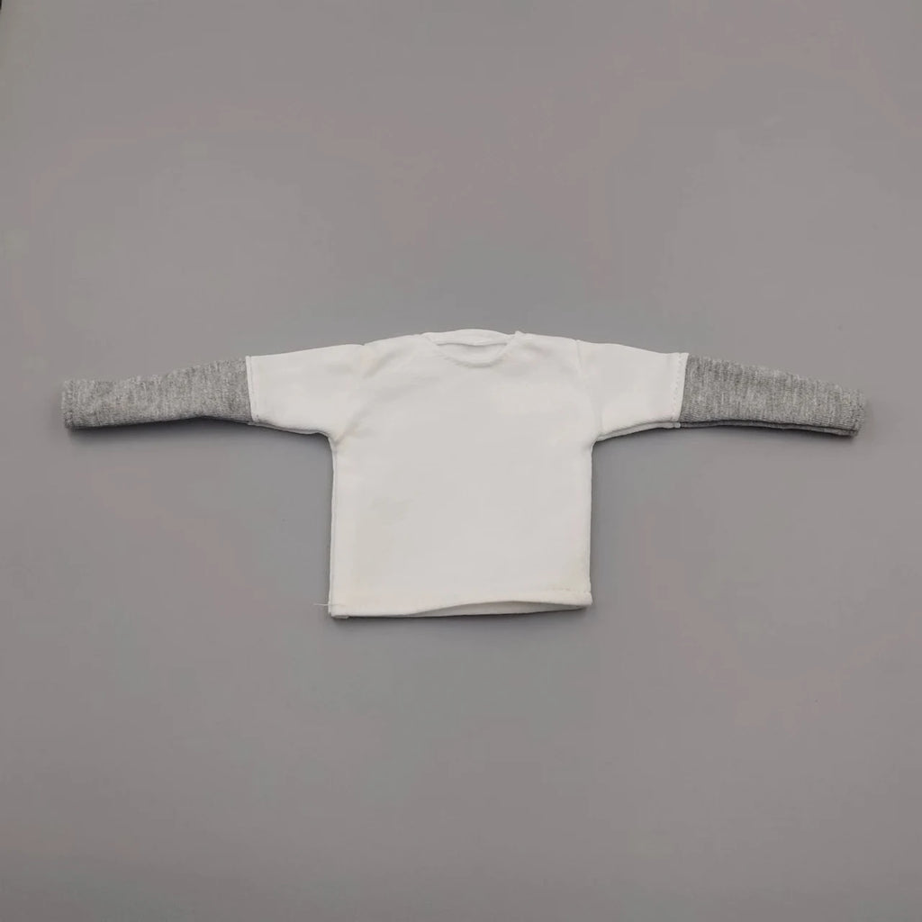 1/6 Scale Male Female Black  T Shirt Model for 12'' 30cm Action Figures Body DIY Accessories