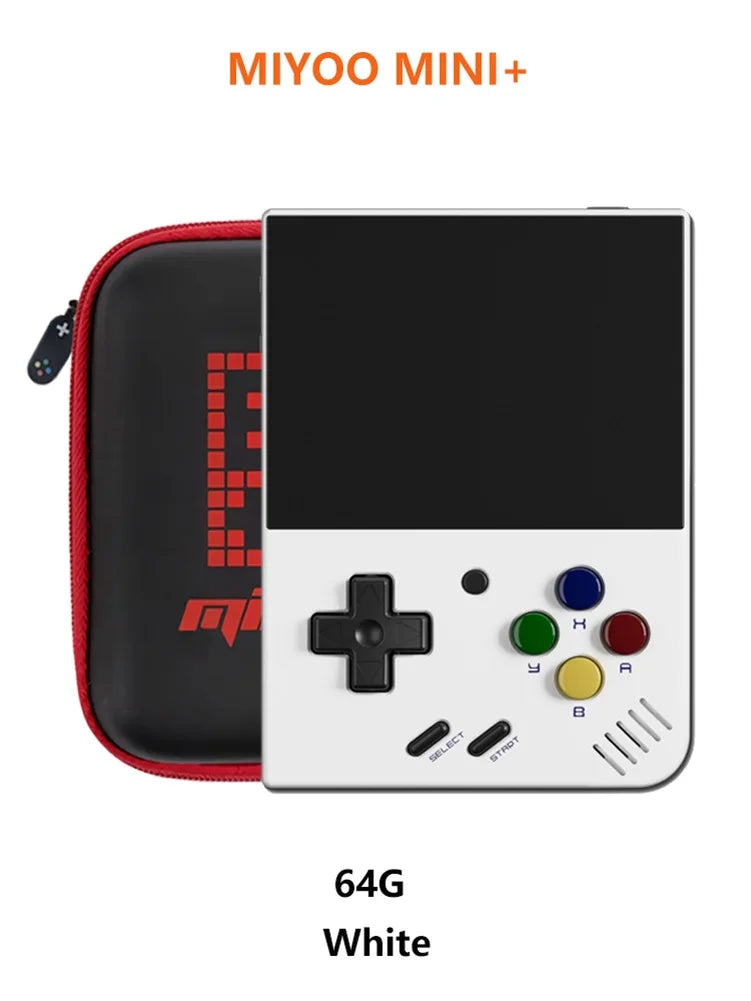 MIYOO Mini Plus Portable Retro Handheld Game Console 3.5-inch IPS HD Screen Children's Gift Linux System Classic Gaming Emulator